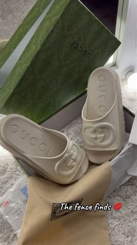 fake gucci slides dhgate|Gucci loafers or slides.